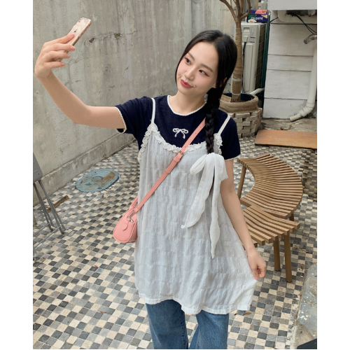 春季預訂｜荷葉邊背心吊帶連身裙