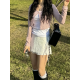 春季預訂｜緞帶打孔蕾絲裹身褲